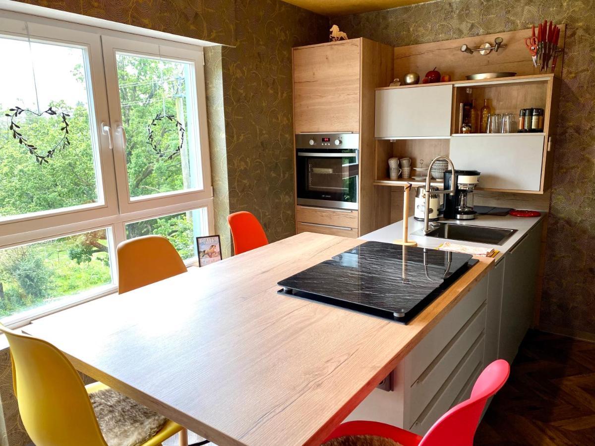 Maisonette - 2 Schlafzimmer - Wohn-Küche - Balkon - Hohes Venn - Monschau - Eifel - Hunde willkommen beim Hof Vierzehnender - Islandpferde Exterior foto