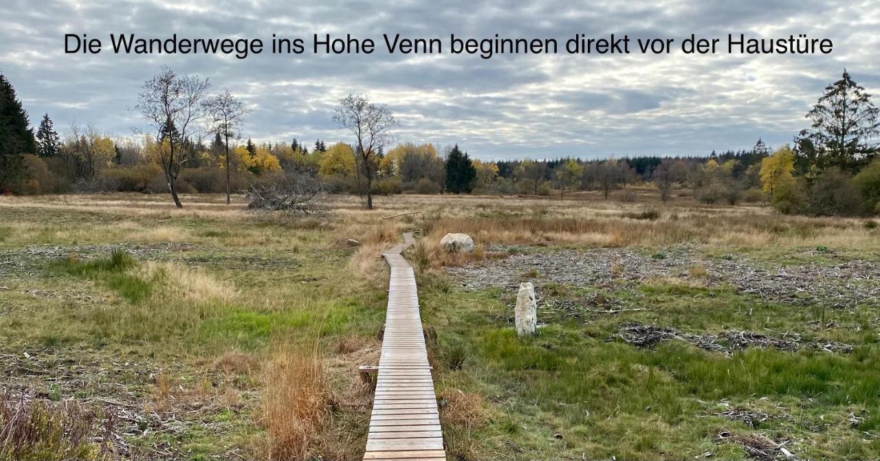 Maisonette - 2 Schlafzimmer - Wohn-Küche - Balkon - Hohes Venn - Monschau - Eifel - Hunde willkommen beim Hof Vierzehnender - Islandpferde Exterior foto